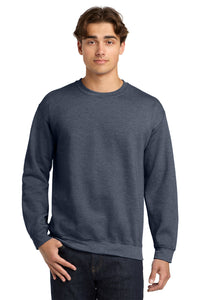 Gildan 18000 Heavy Blend Crewneck Sweatshirt - Heather Dark Navy