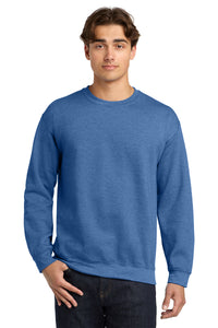Gildan 18000 Heavy Blend Crewneck Sweatshirt - Heather Deep Royal