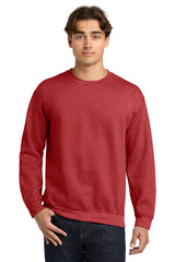 Gildan 18000 Heavy Blend Crewneck Sweatshirt - Heather Scarlet Red