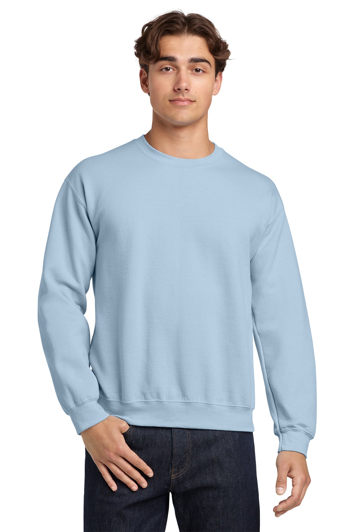Gildan 18000 Heavy Blend Crewneck Sweatshirt - Light Blue