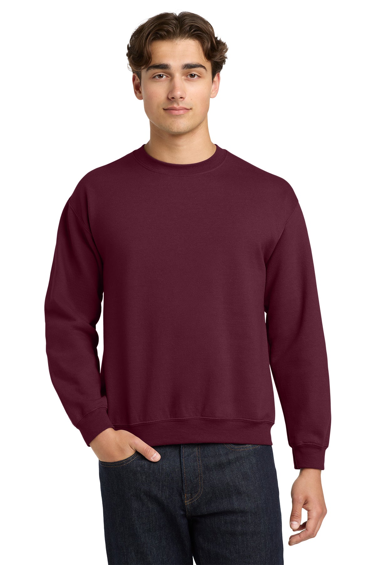Gildan 18000 Heavy Blend Crewneck Sweatshirt - Maroon