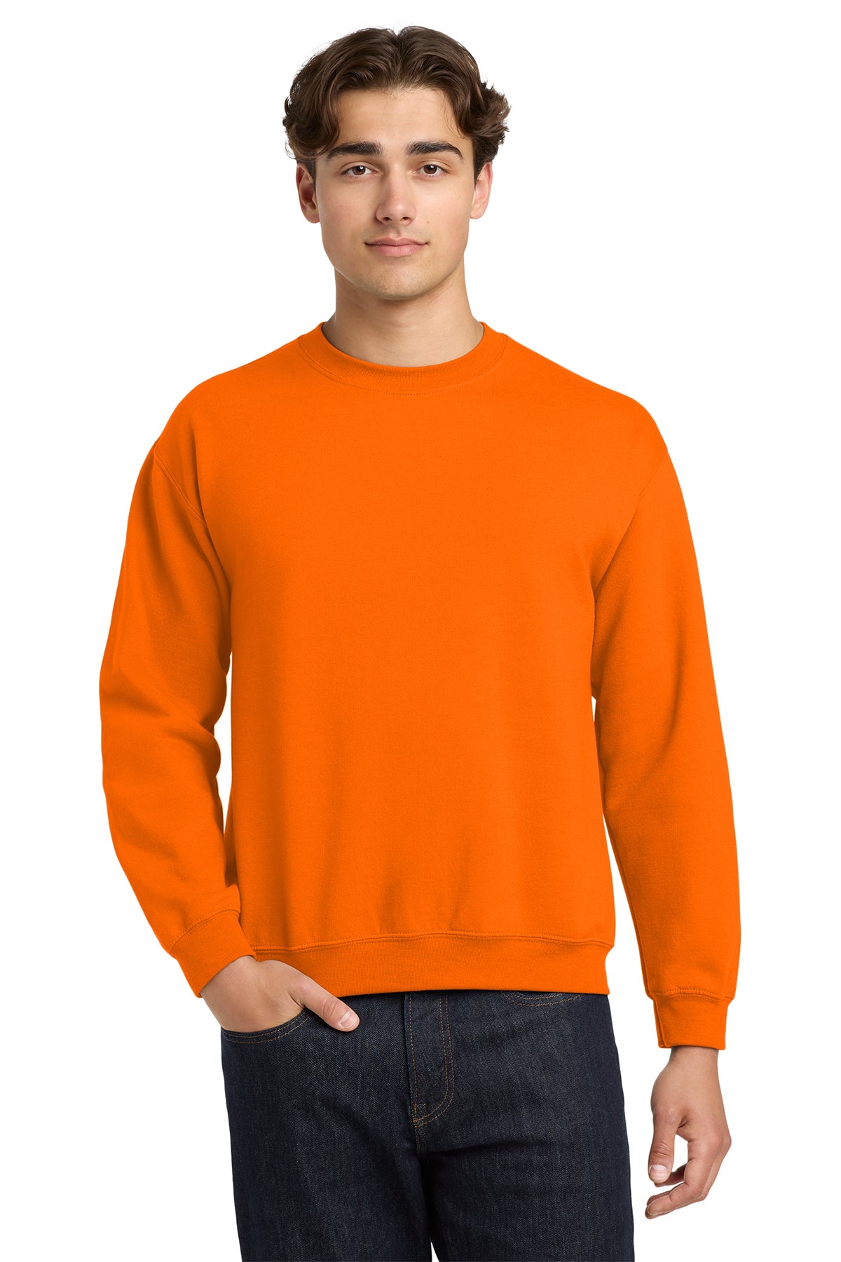 Gildan 18000 Heavy Blend Crewneck Sweatshirt - S. Orange