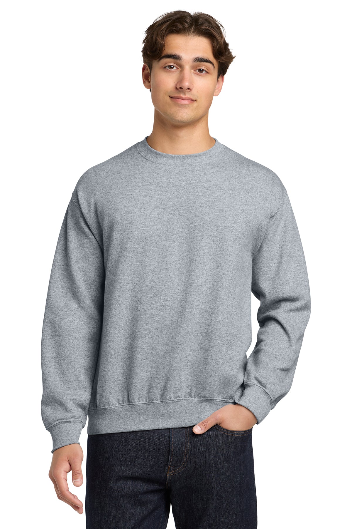 Gildan 18000 Heavy Blend Crewneck Sweatshirt - Sport Grey