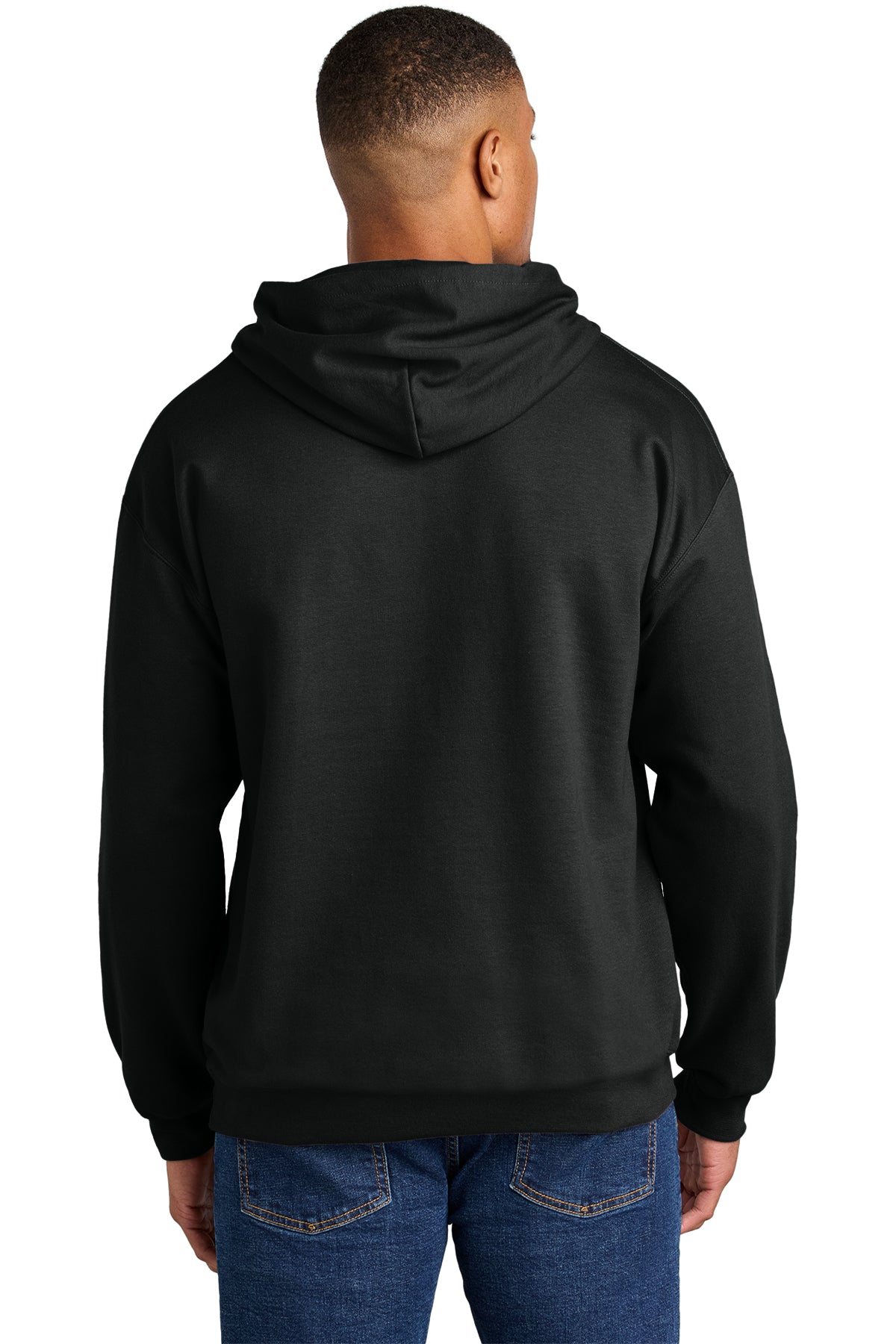 Gildan SF500 Softstyle Midweight Hoodie - Black back
