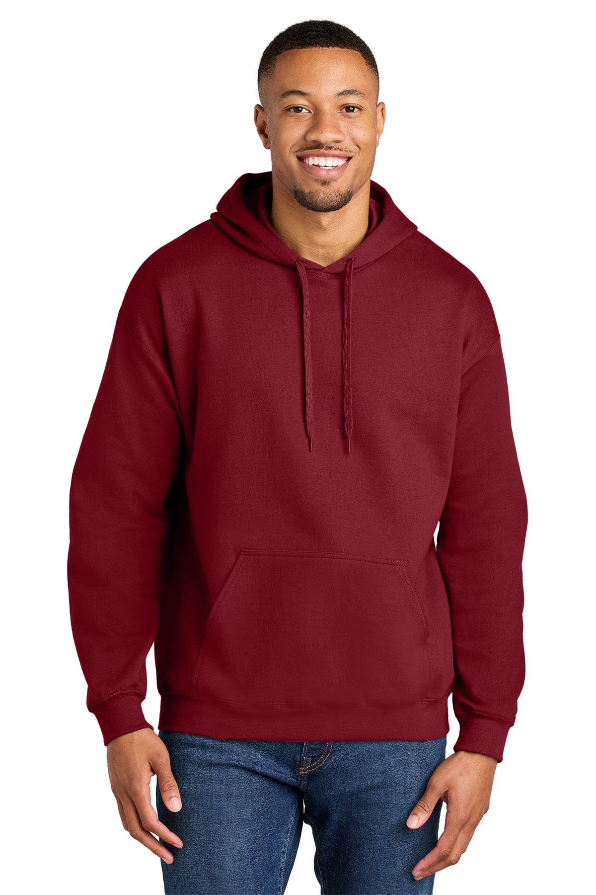Gildan SF500 Softstyle Midweight Hoodie - Cardinal Red
