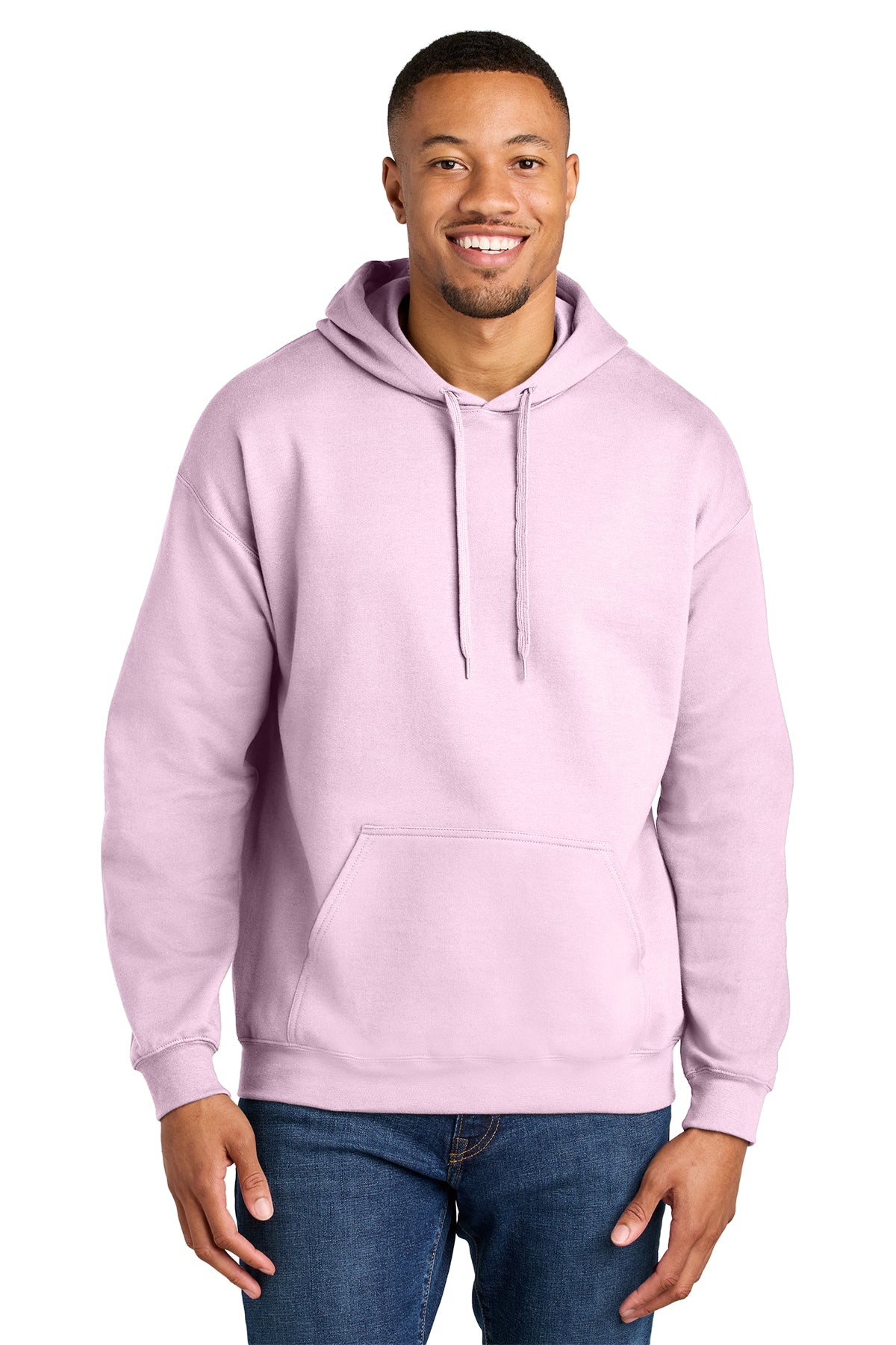 Gildan SF500 Softstyle Midweight Hoodie - Light Pink