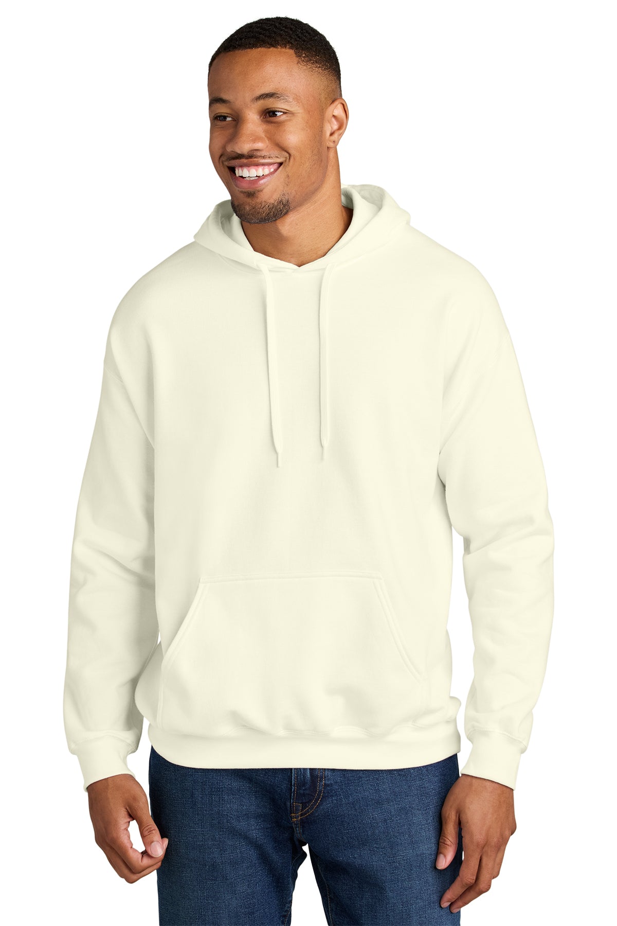 Gildan SF500 Softstyle Midweight Hoodie - Off White