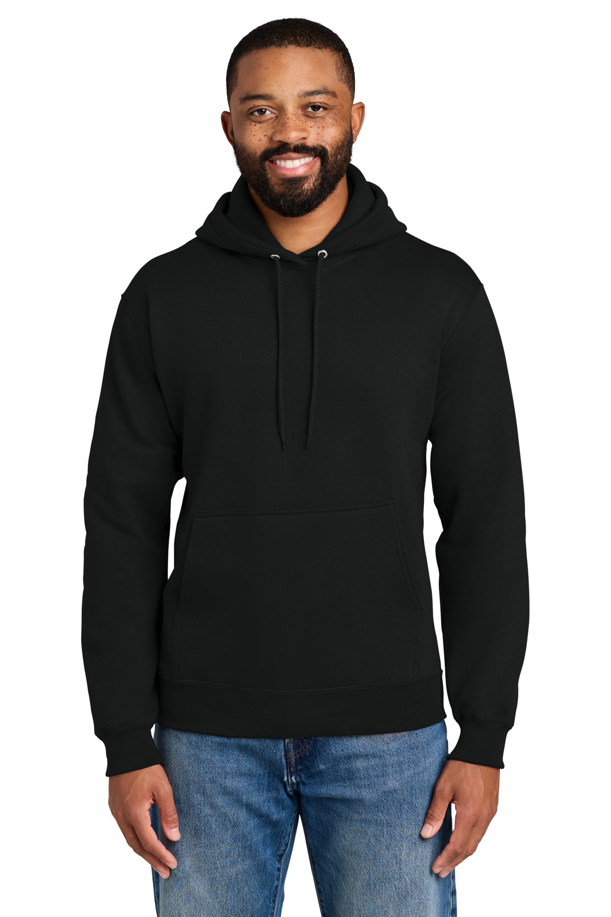 Port & Company PC90H Essential Fleece Pullover Hoodie - Jet Black