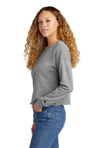 LNEA514 New Era® Women's Tri-Blend Fleece Crop Crew