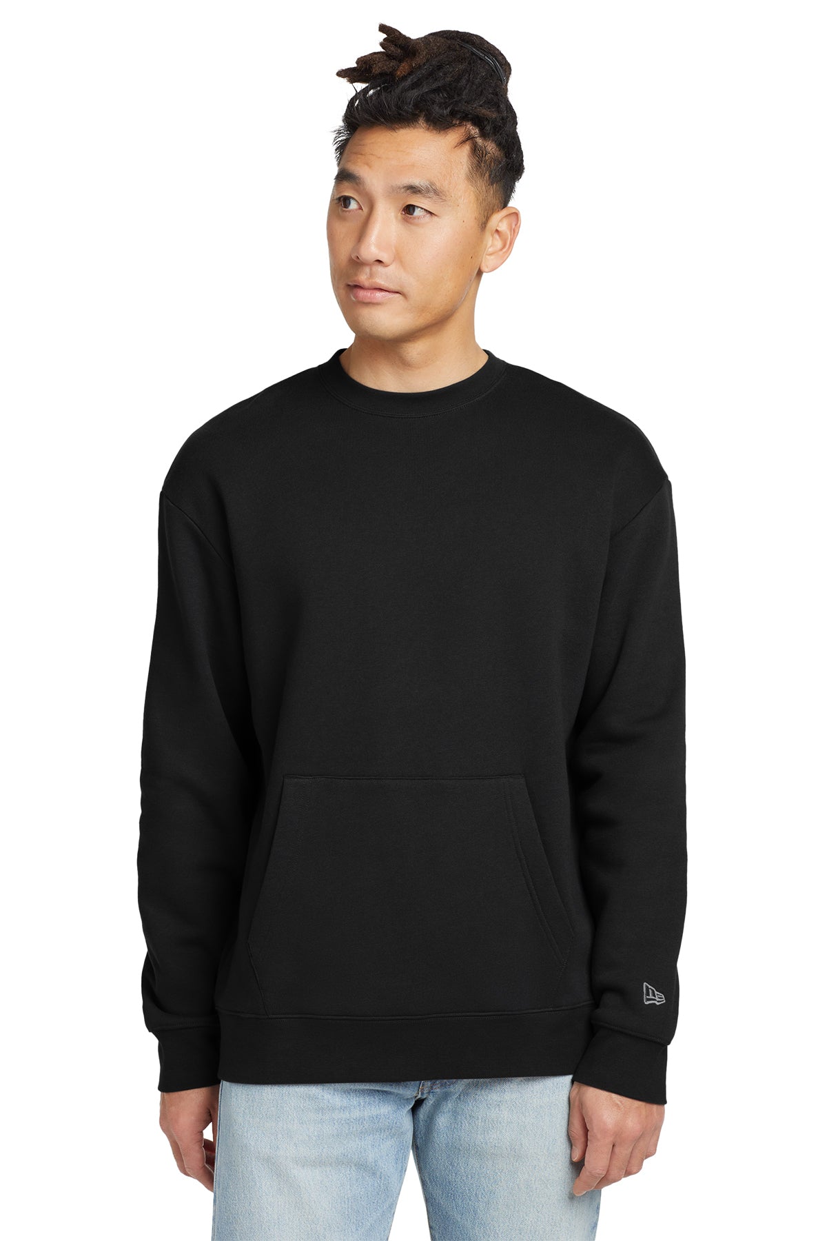 NEA527 New Era® Heritage Fleece Pocket Crew