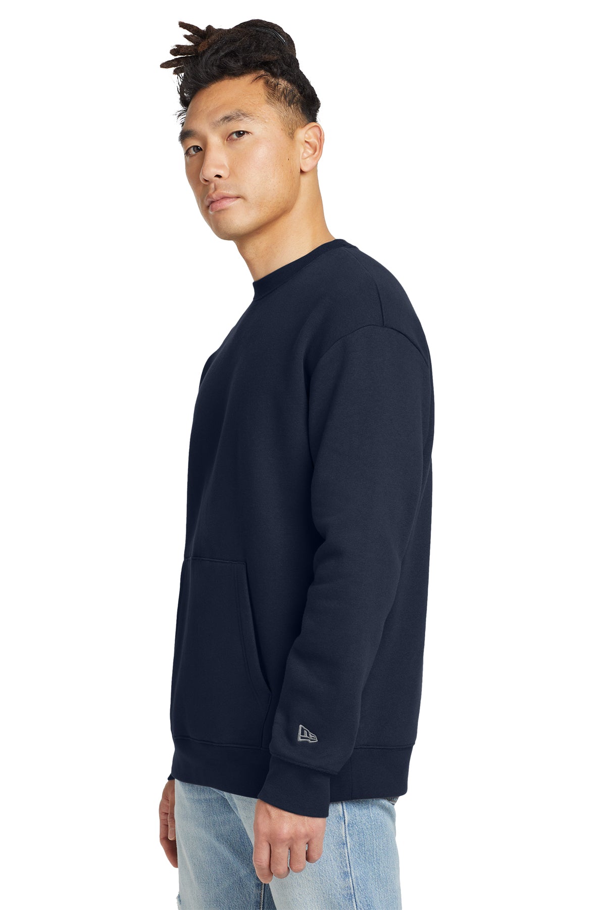 NEA527 New Era® Heritage Fleece Pocket Crew