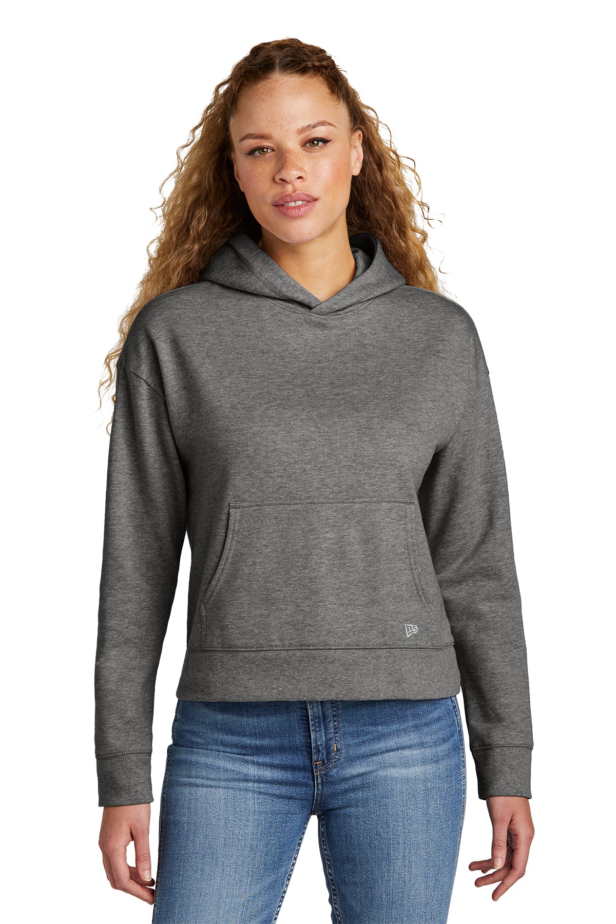 LNEA550 New Era® Women's Comeback Fleece Pullover Hoodie