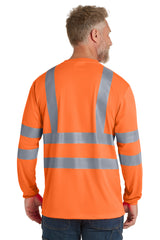 CornerStone® - ANSI 107 Class 3 Long Sleeve Snag-Resistant Reflective T-Shirt | CS409