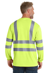 CornerStone® - ANSI 107 Class 3 Long Sleeve Snag-Resistant Reflective T-Shirt | CS409