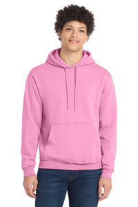 Port & Company PC78H Core Fleece Pullover Hoodie - Candy Pink