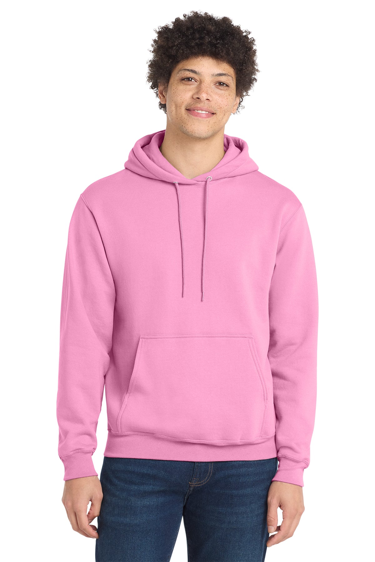 Port & Company PC78H Core Fleece Pullover Hoodie - Candy Pink