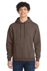 Port & Company PC78H Core Fleece Pullover Hoodie - Heather Dark Chocolate Brown