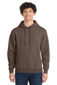 Port & Company PC78H Core Fleece Pullover Hoodie - Heather Dark Chocolate Brown