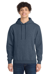 Port & Company PC78H Core Fleece Pullover Hoodie - Heather Navy