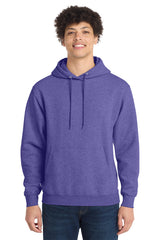 Port & Company PC78H Core Fleece Pullover Hoodie - Heather Purple