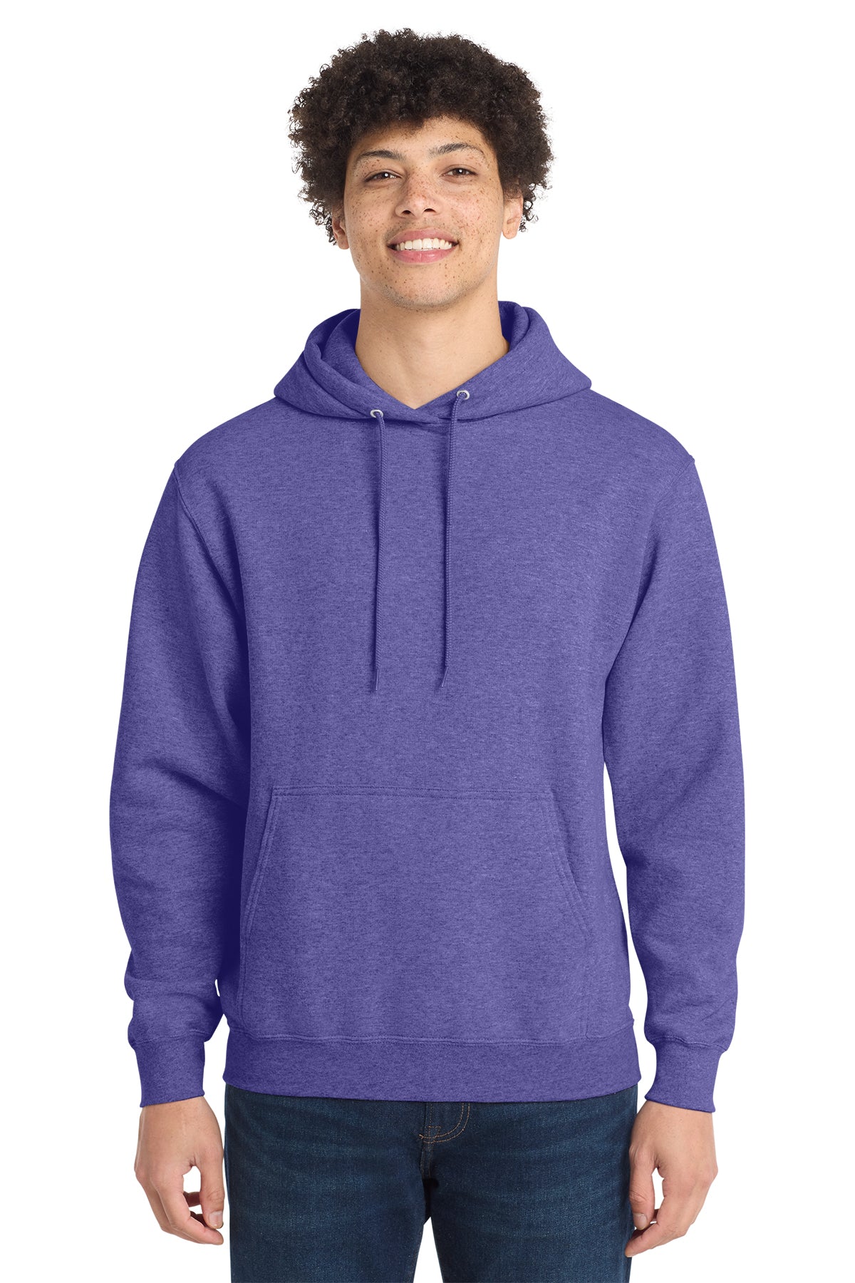 Port & Company PC78H Core Fleece Pullover Hoodie - Heather Purple