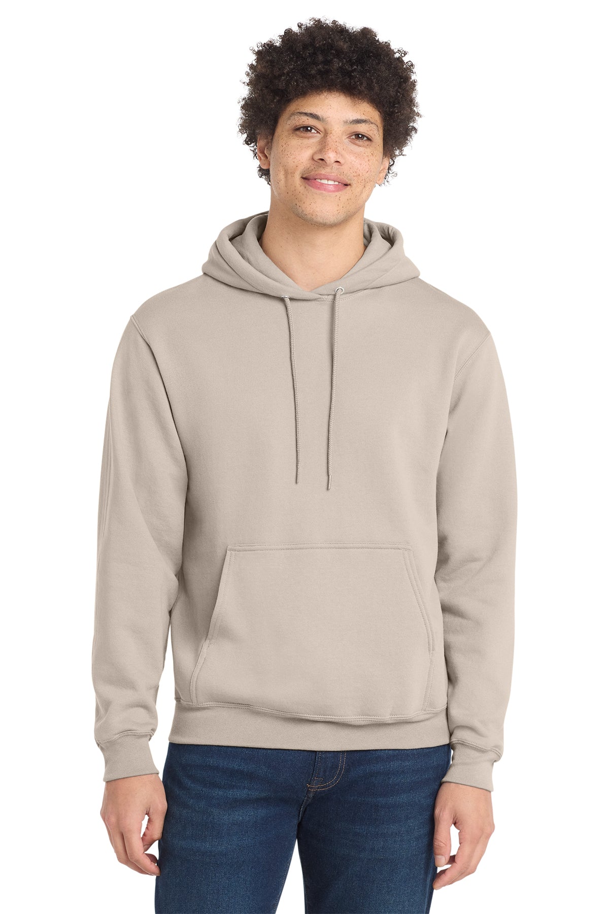Port & Company PC78H Core Fleece Pullover Hoodie - Light Sand