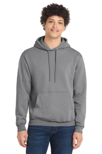 Port & Company PC78H Core Fleece Pullover Hoodie - Medium Grey
