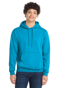 Port & Company PC78H Core Fleece Pullover Hoodie - Neon Blue