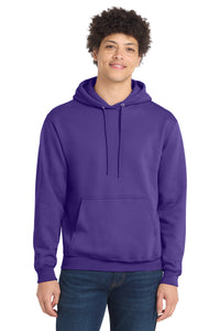Port & Company PC78H Core Fleece Pullover Hoodie - Purple
