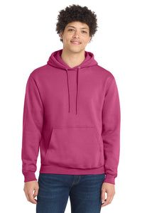 Port & Company PC78H Core Fleece Pullover Hoodie - Sangria