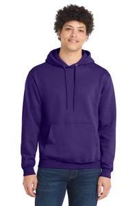 Port & Company PC78H Core Fleece Pullover Hoodie - Team Purple