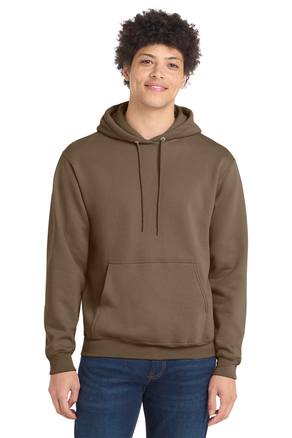 Port & Company PC78H Core Fleece Pullover Hoodie - Woodland Brown