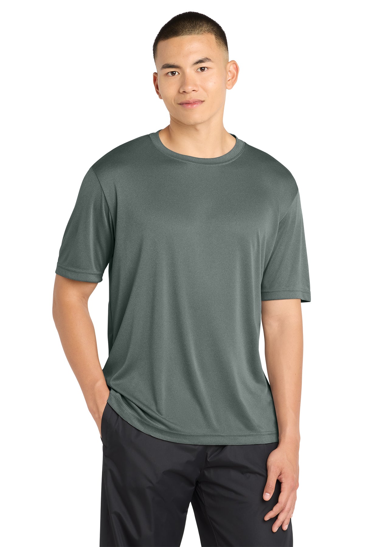 Sport-Tek ST350 PosiCharge Competitor Tee - Grey Concrete Heather