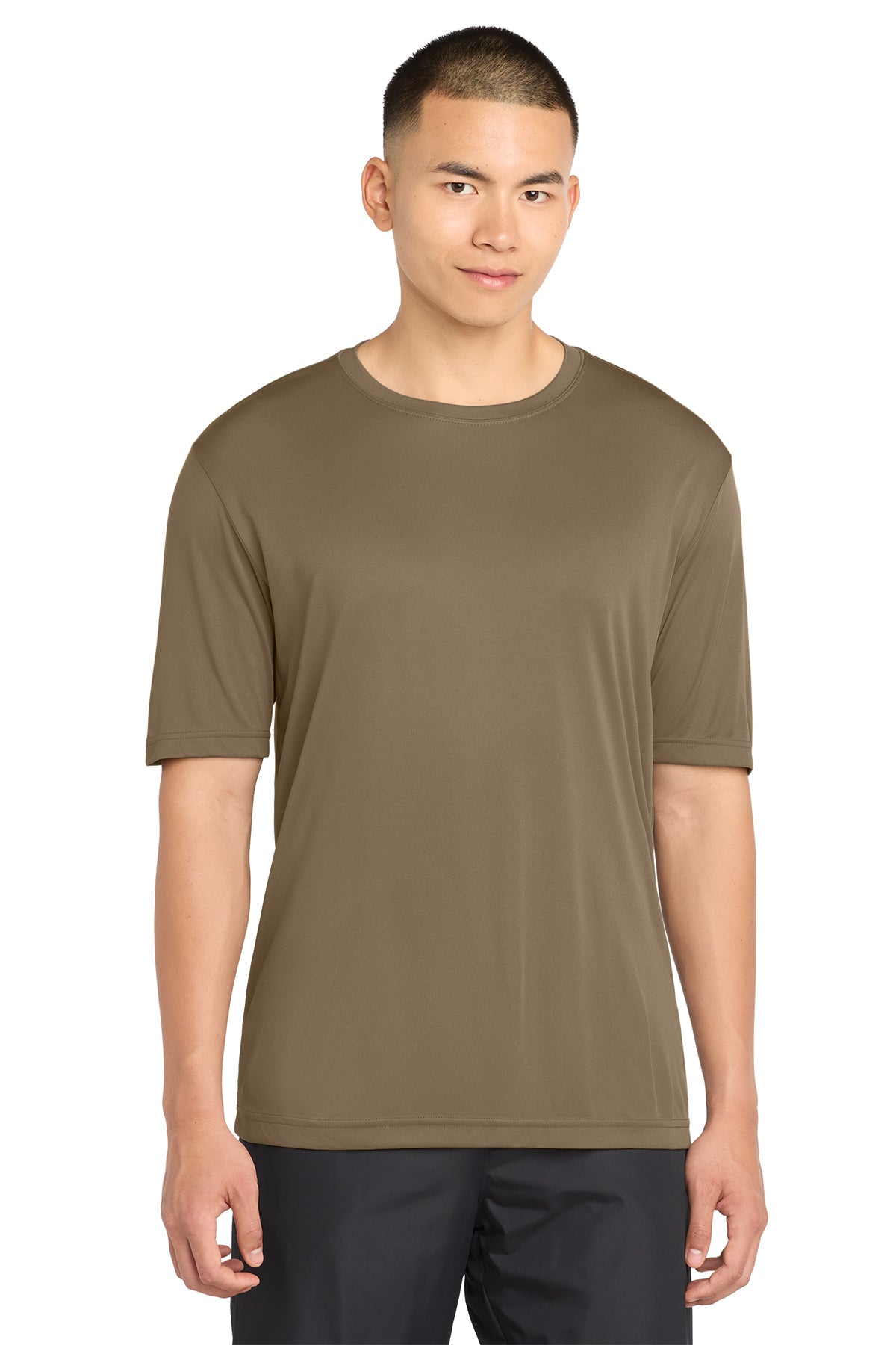Sport-Tek ST350 PosiCharge Competitor Tee - Woodland Brown