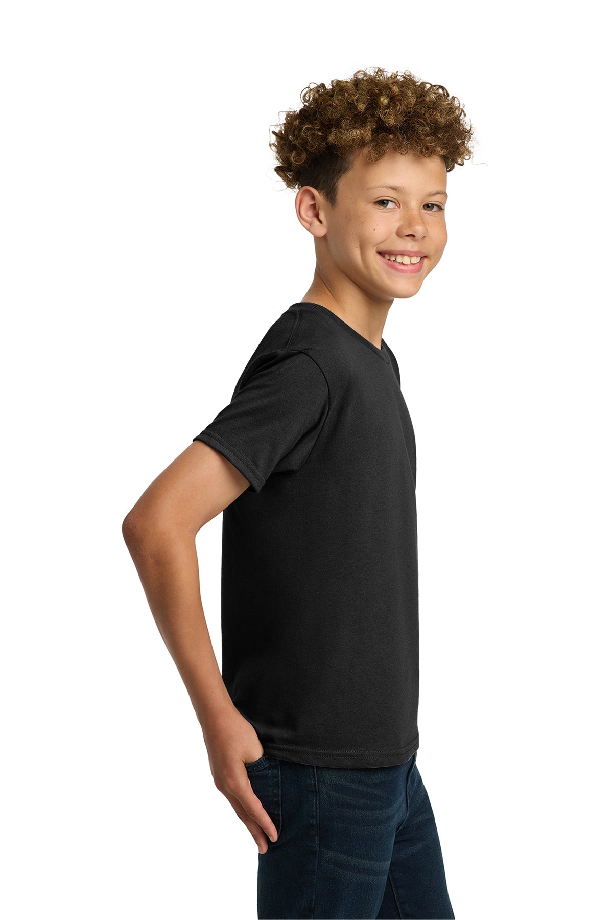 Gildan 5000B Youth Heavy Cotton T-Shirt side