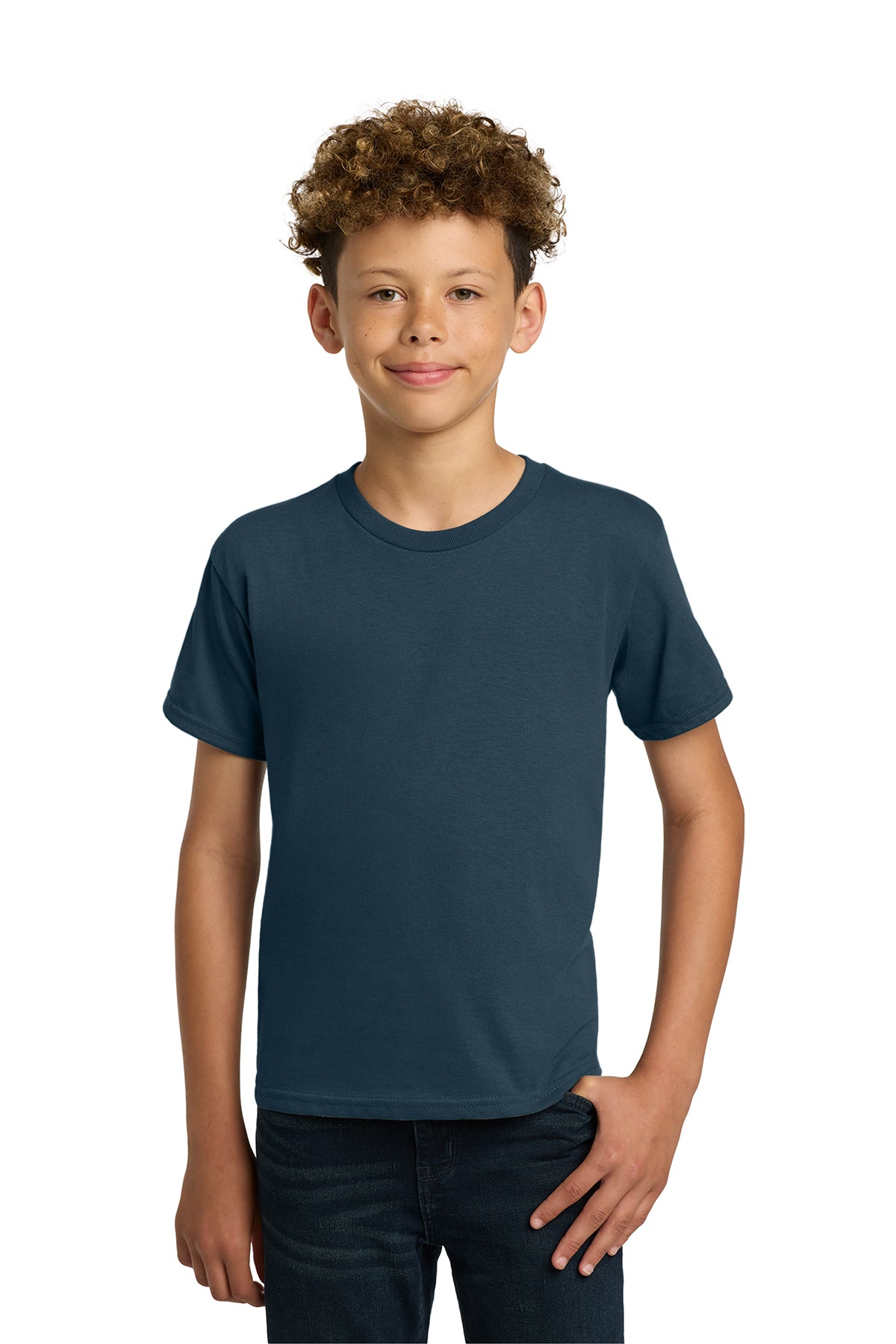 Gildan 5000B Youth Heavy Cotton T-Shirt - Blue Dusk