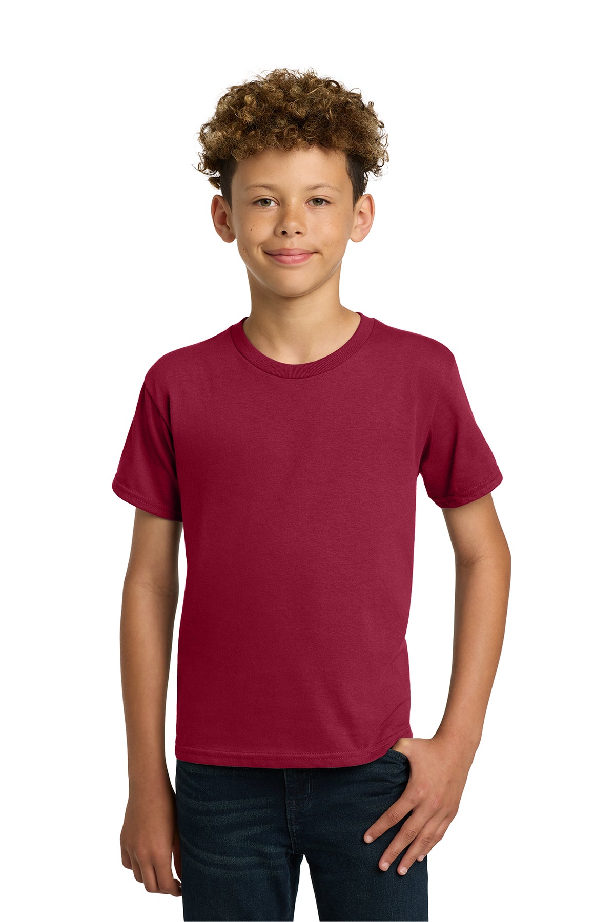 Gildan 5000B Youth Heavy Cotton T-Shirt - Cardinal Red