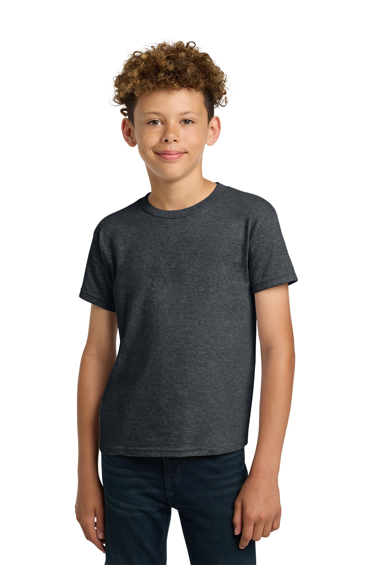 Gildan 5000B Youth Heavy Cotton T-Shirt - Dark Heather