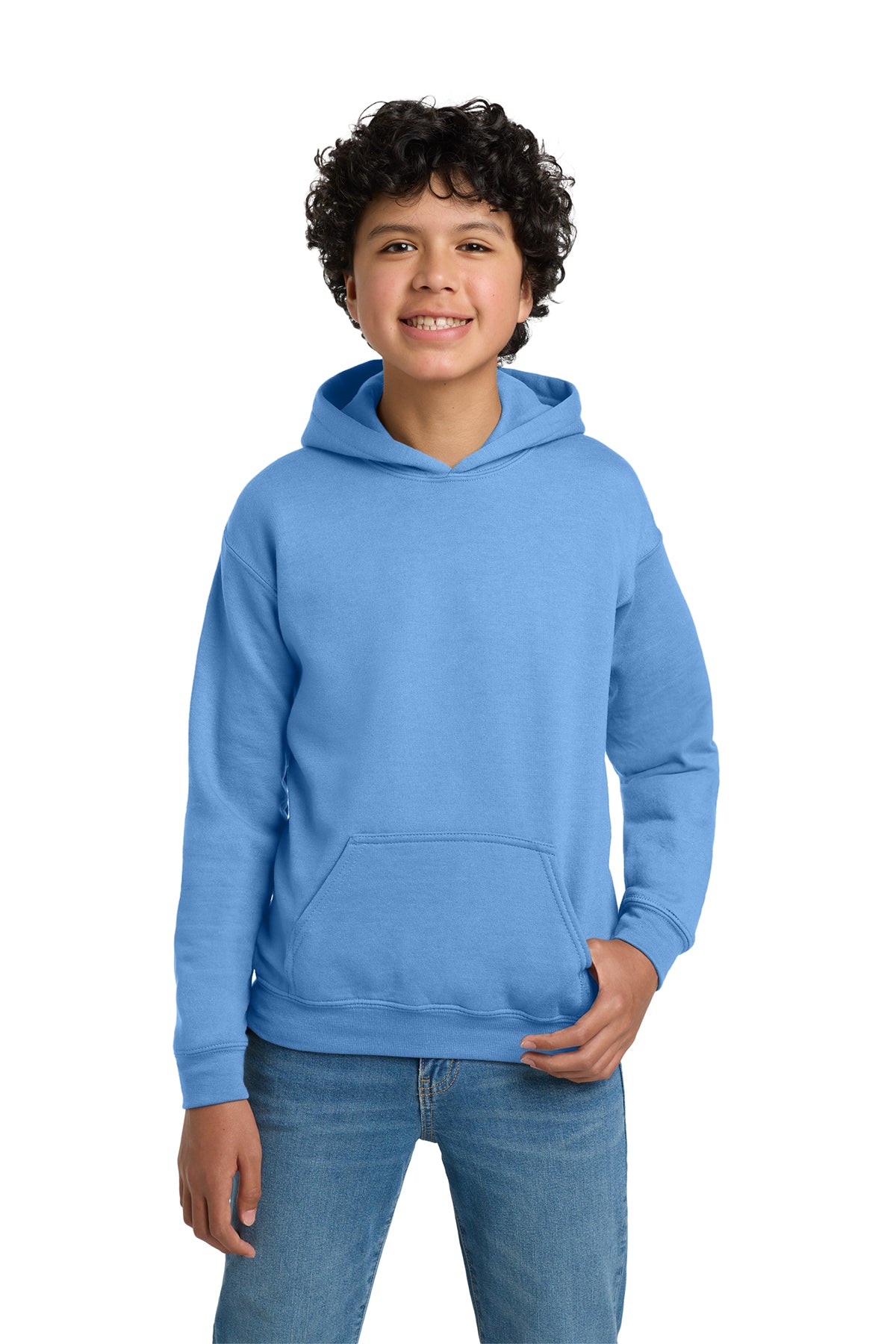 Gildan 18500B Youth Heavy Blend Hoodie - Carolina Blue