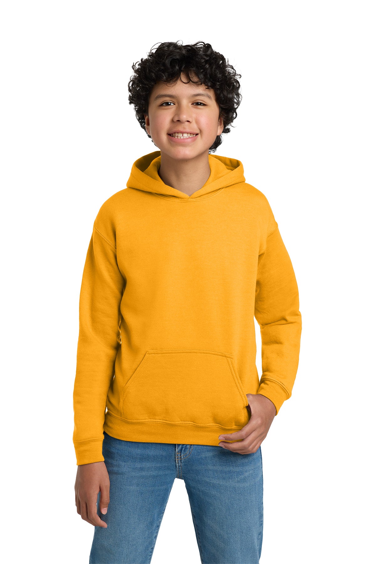 Gildan 18500B Youth Heavy Blend Hoodie - Gold