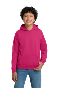 Gildan 18500B Youth Heavy Blend Hoodie - Heliconia