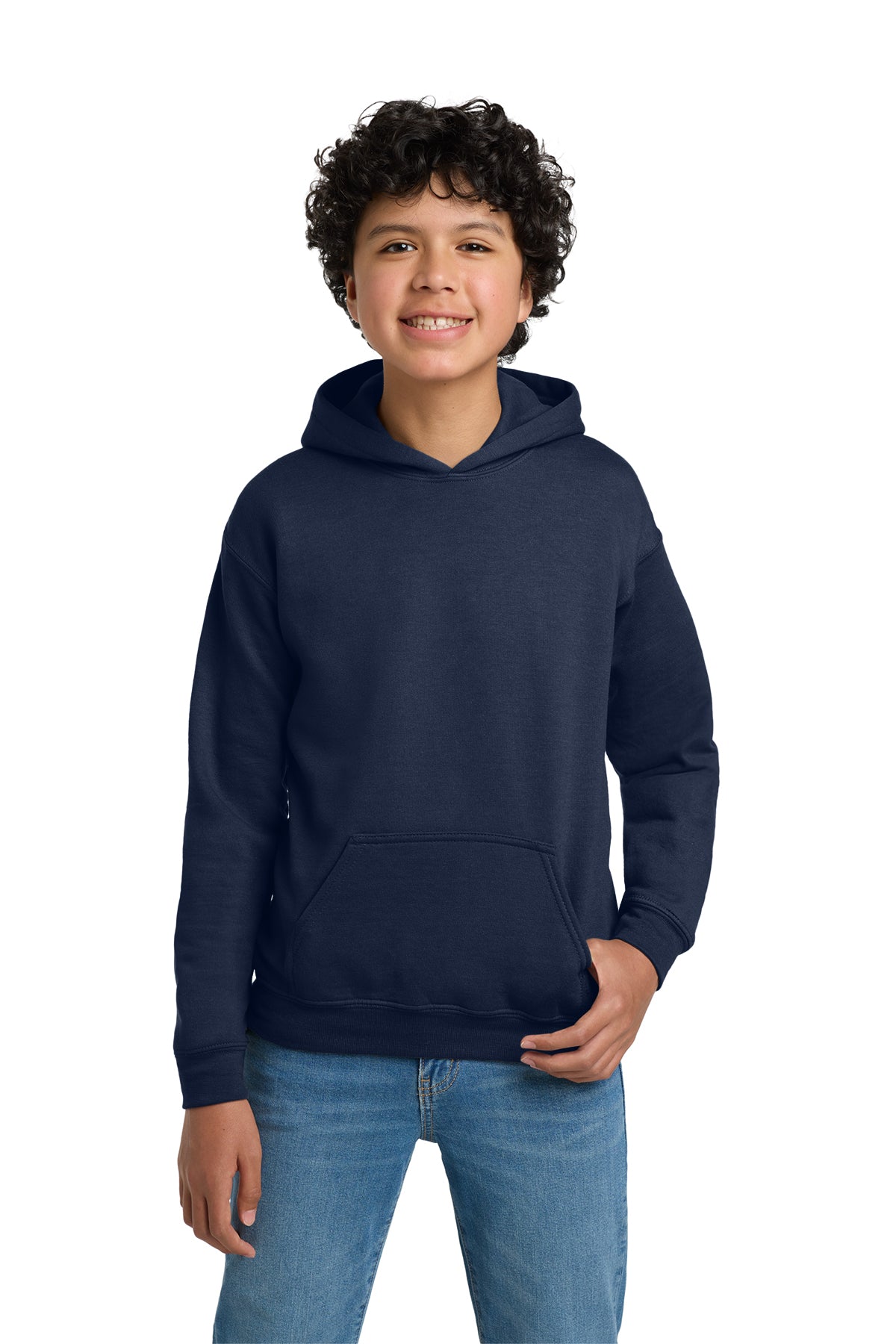 Gildan 18500B Youth Heavy Blend Hoodie - Navy