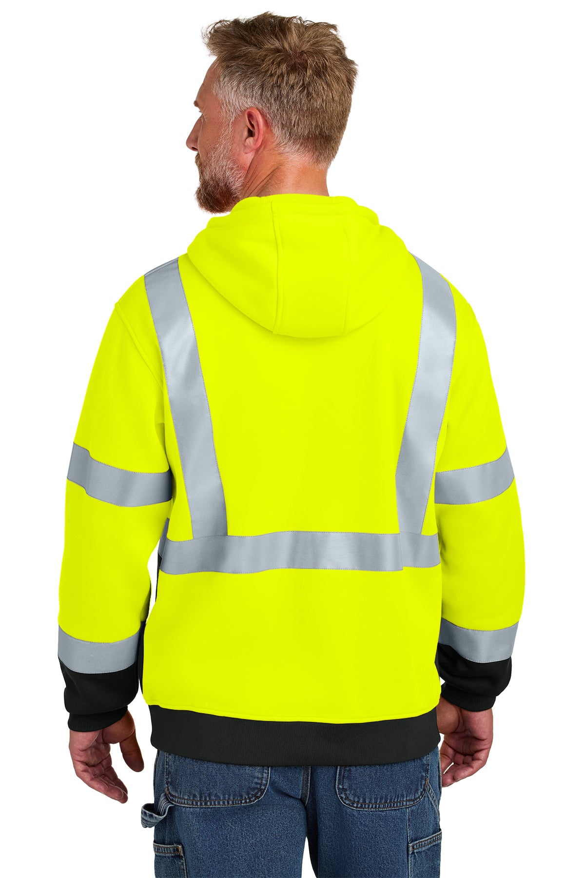 CornerStone® ANSI 107 Class 3 Heavy-Duty Fleece Pullover Hoodie | CSF301