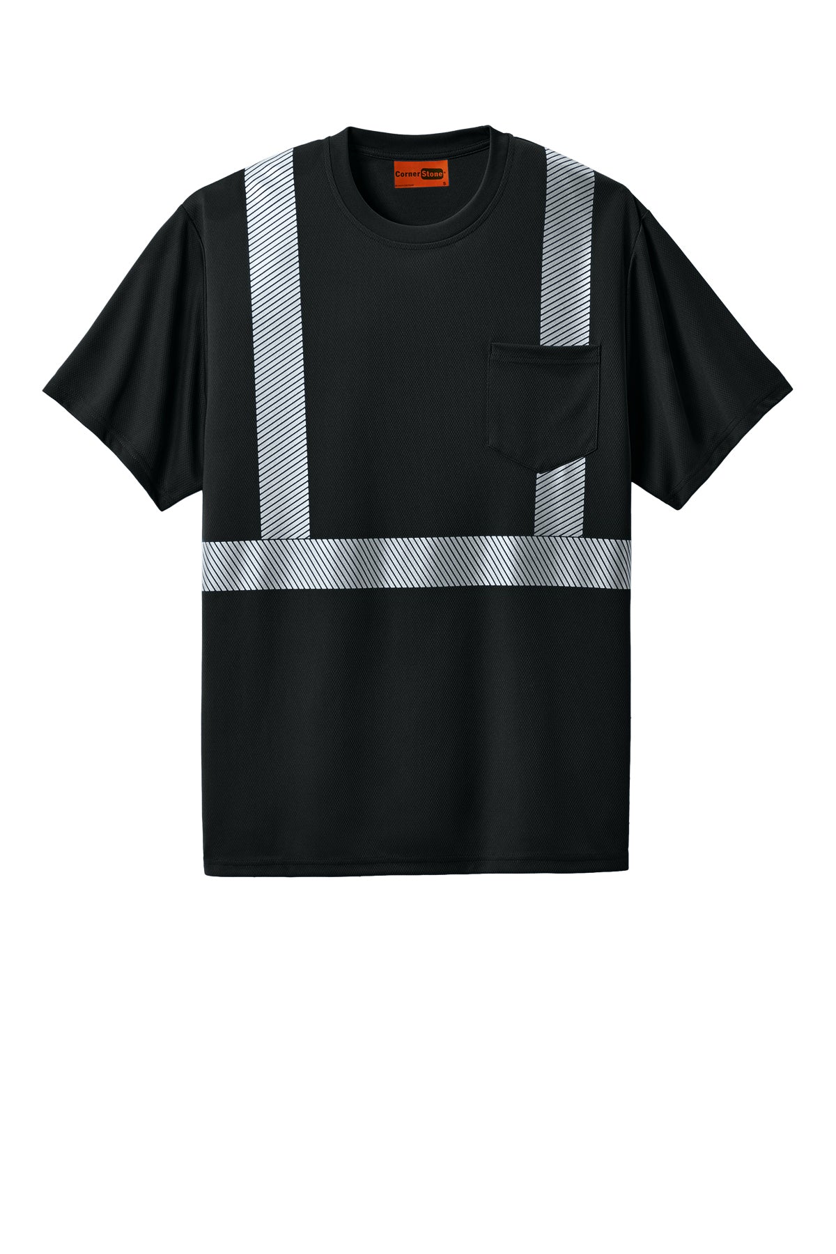CornerStone® Enhanced Visibility Segmented Tape Tee| CS206