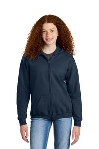Gildan® - Youth Heavy Blend™ Full-Zip Hooded Sweatshirt | G185B