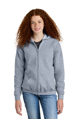 Gildan® - Youth Heavy Blend™ Full-Zip Hooded Sweatshirt | G185B