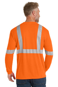 CornerStone® ANSI 107 Class 2 Long Sleeve Safety T-Shirt | CS401LS