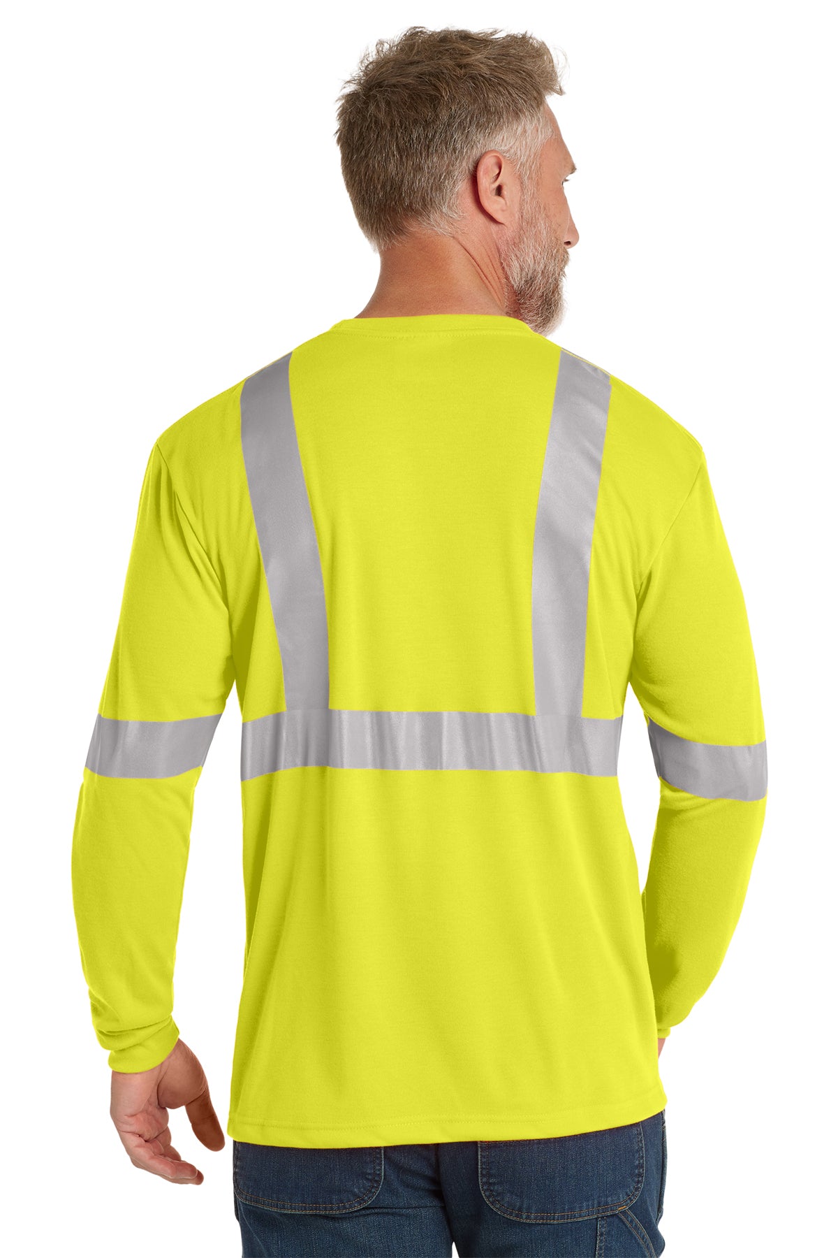 CornerStone® ANSI 107 Class 2 Long Sleeve Safety T-Shirt | CS401LS