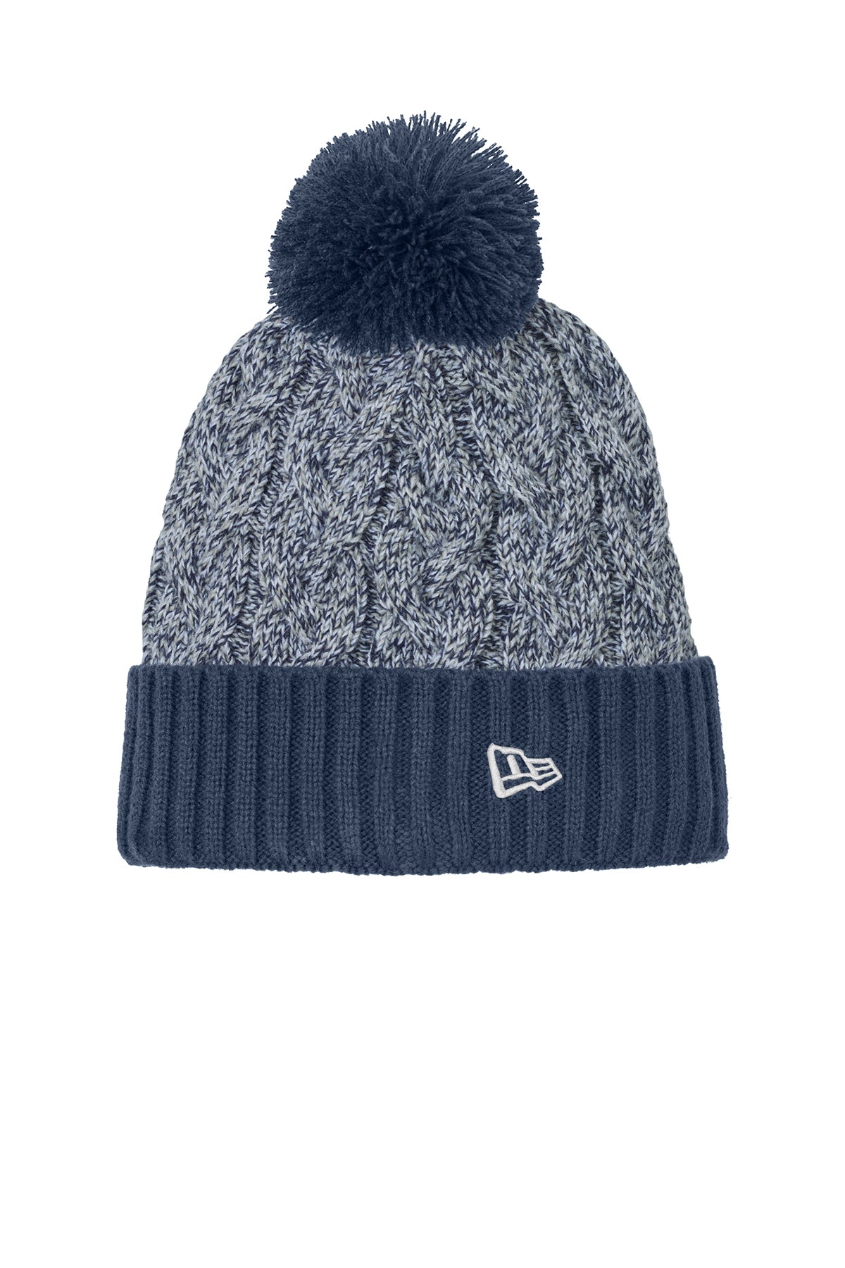 New Era® Marled Knit Pom Beanie  | NE910