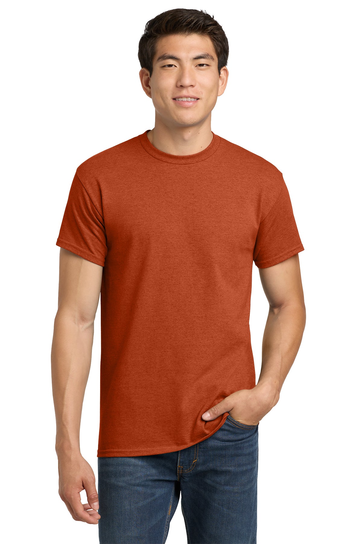 5000 Gildan Heavy Cotton 100% Cotton T-Shirt - Antique Orange